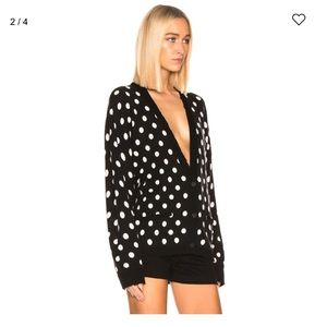 RtA Ella Distressed Cashmere Cardigan, Size XS